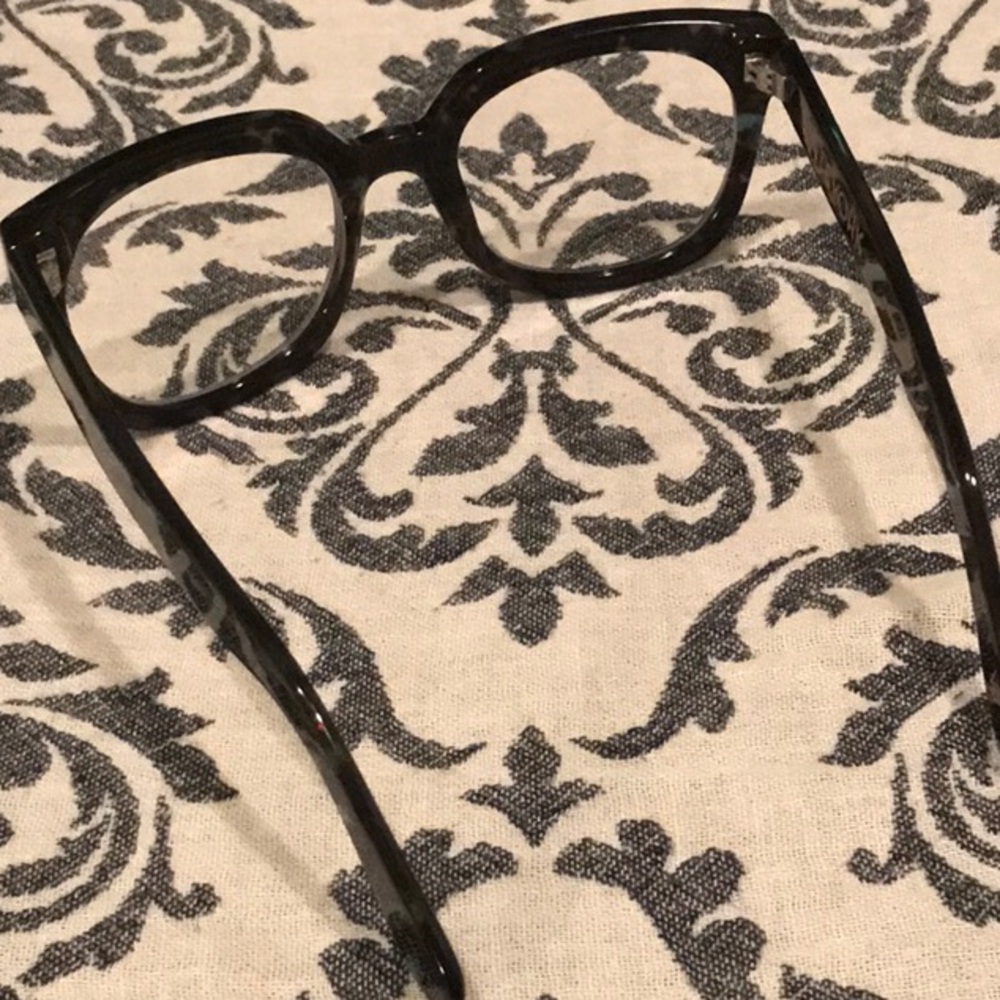Vint & York “Ritzy” Eyeglass Frames Dark Brown Tortoise & Turquoise Blue - Picture 13 of 16